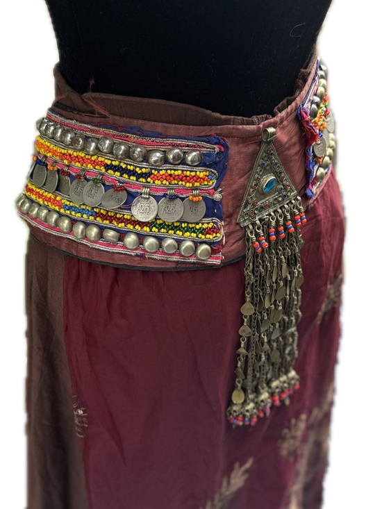 Vintage Afghan Kuchi Tribal Coin Belt for Bellydance Costume main image 7